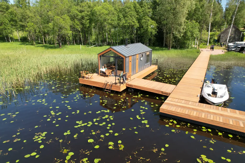 Коттедж Дом на воде Наедине — аренда посуточно в Приозерск