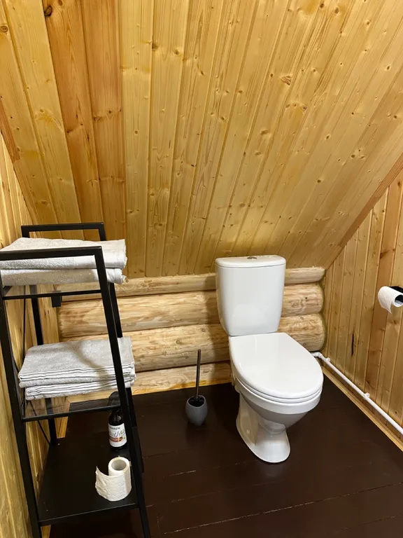 Просторный дом с баней и чаном