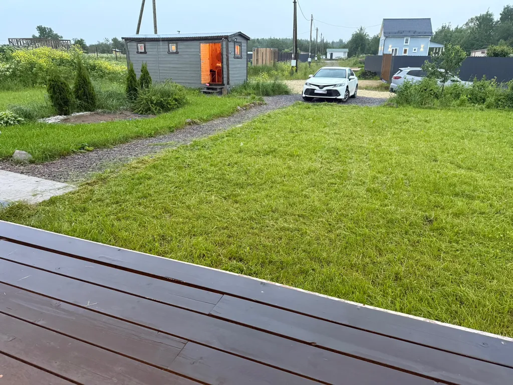 Коттедж Дом с отдельностоящий баней на дровах — Ропша