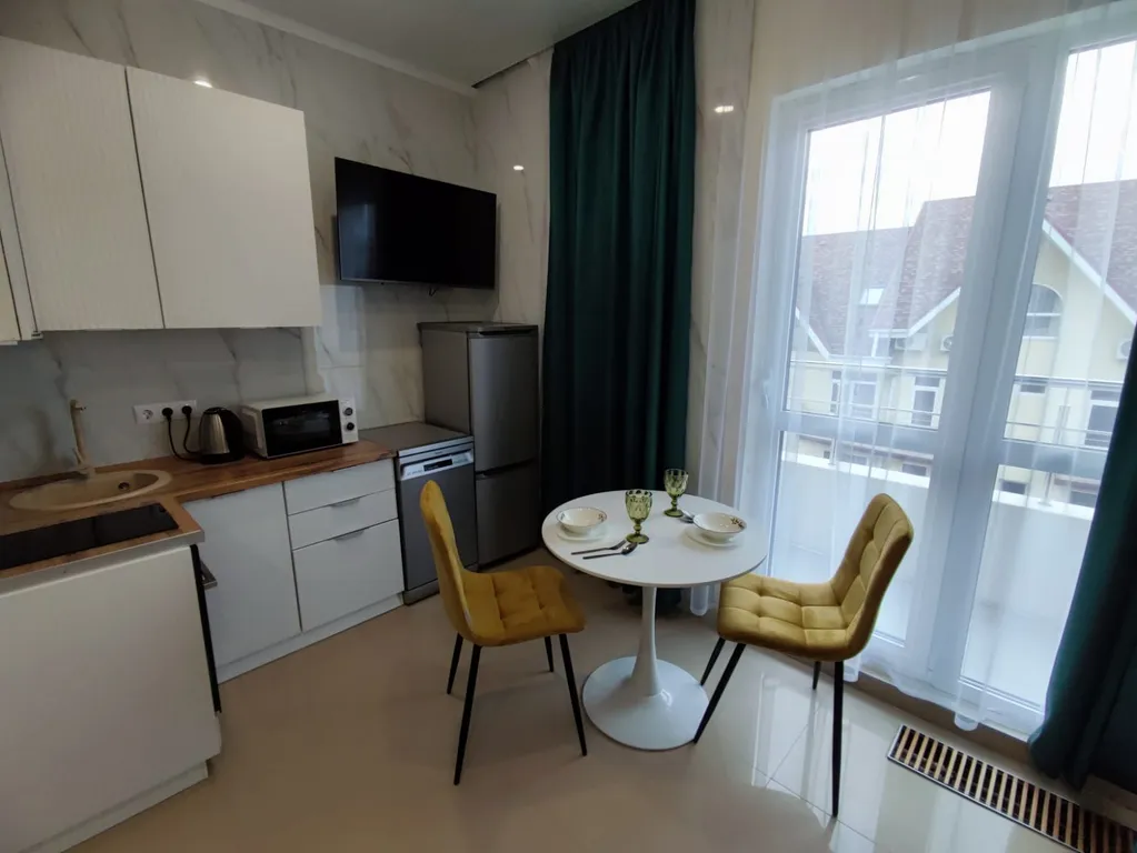 Квартира Квартира Студия с посудомоечной машиной и духовкой — Адлер