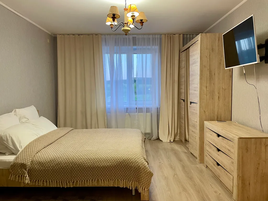 Видовая 1-комнатная квартира у воды в курортной зоне Завидово