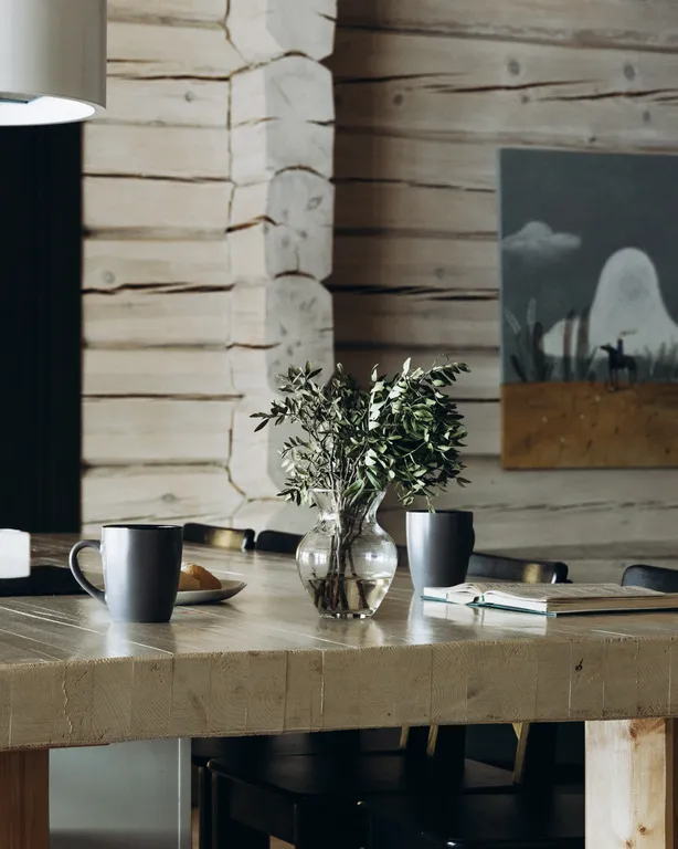 Коттедж синий закат с камином и террасой с видом на реку