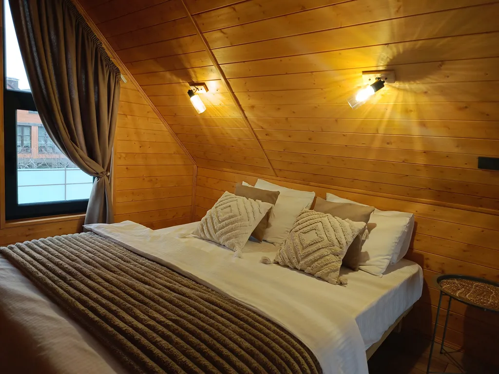 Aframe_KMV дом с горячим джакузи