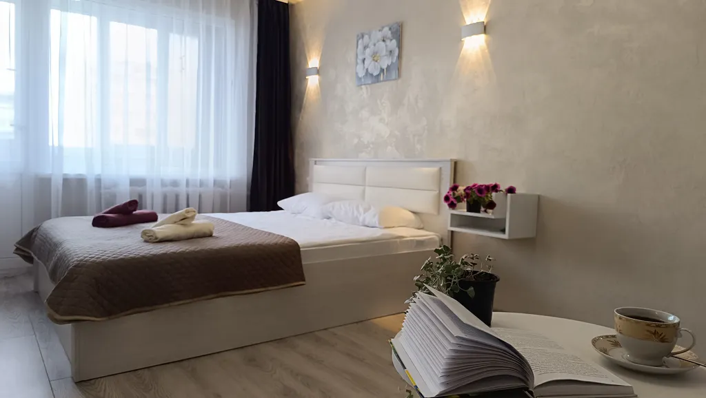 Чудесная квартира с двумя балконами и шикарным видом — аренда посуточно в Ессентуки