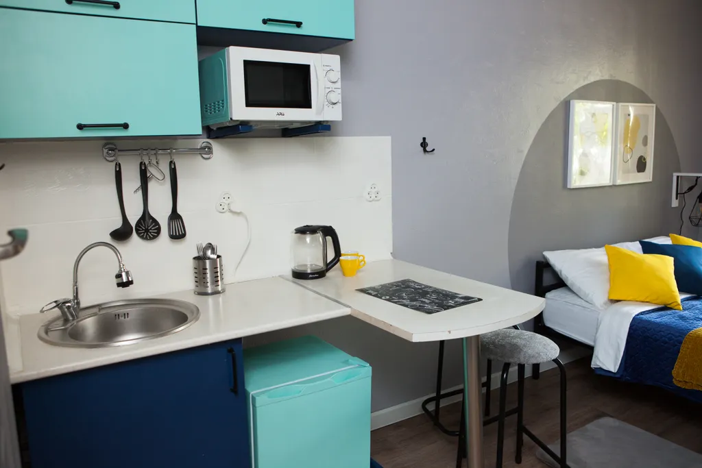 Уютная и светлая студия недалеко от Меги