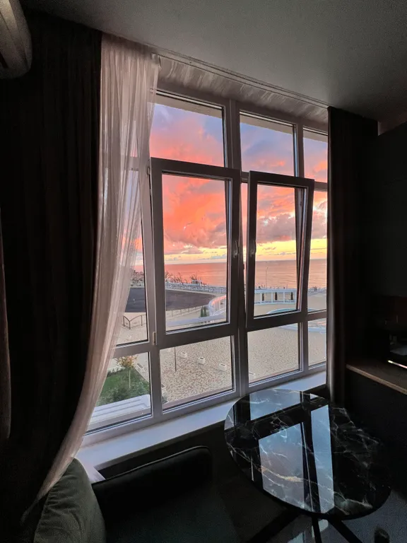 Квартира Квартира Уютная студия с потрясающим видом на море — Геленджик