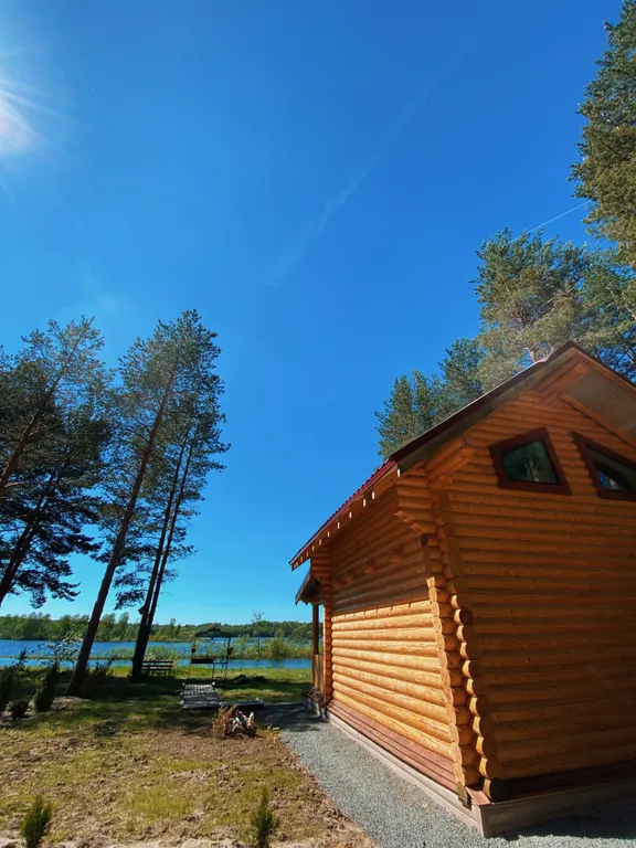Коттедж Дом Теремок на берегу озера в Карелии с сауной — Верховье
