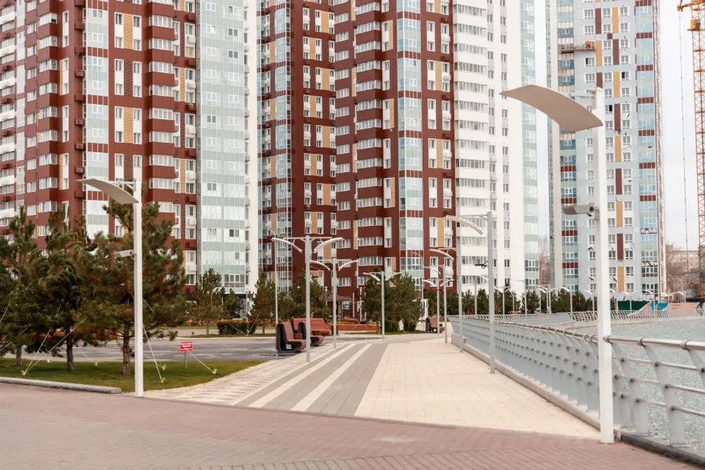 Студия Birds на 23 этаже с панорамным видом на реку