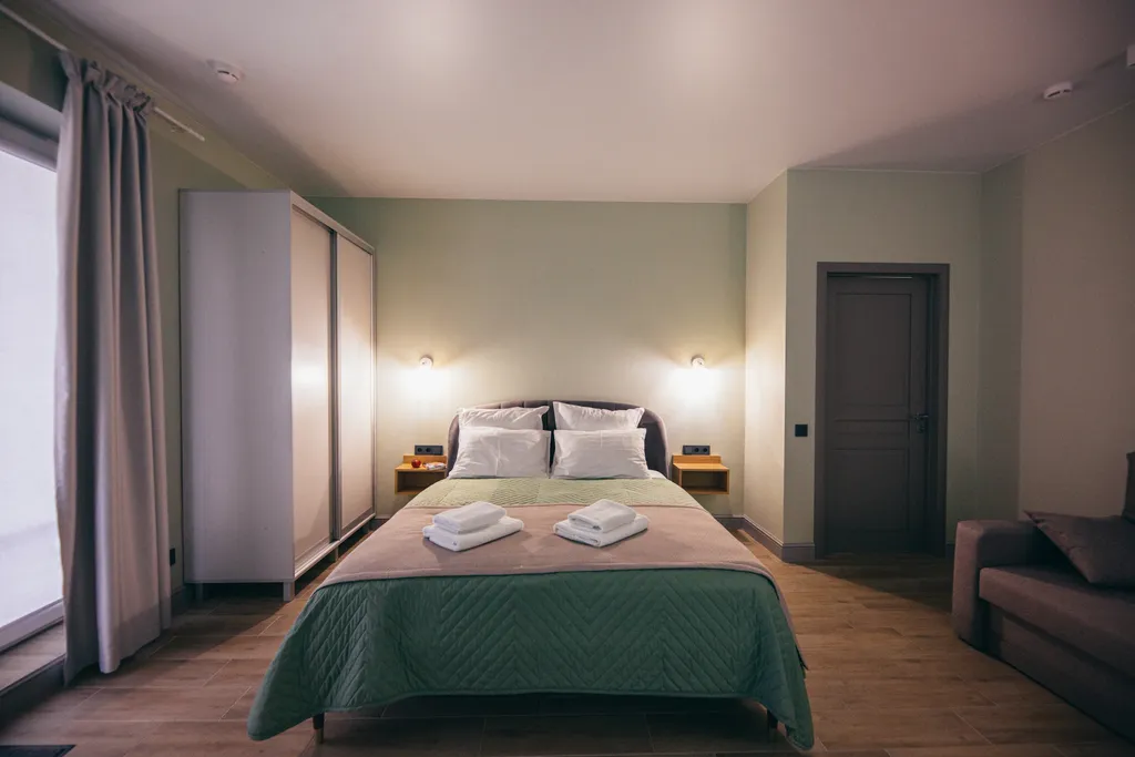 Квартира Olive marine resort с видом на море и большой террасой