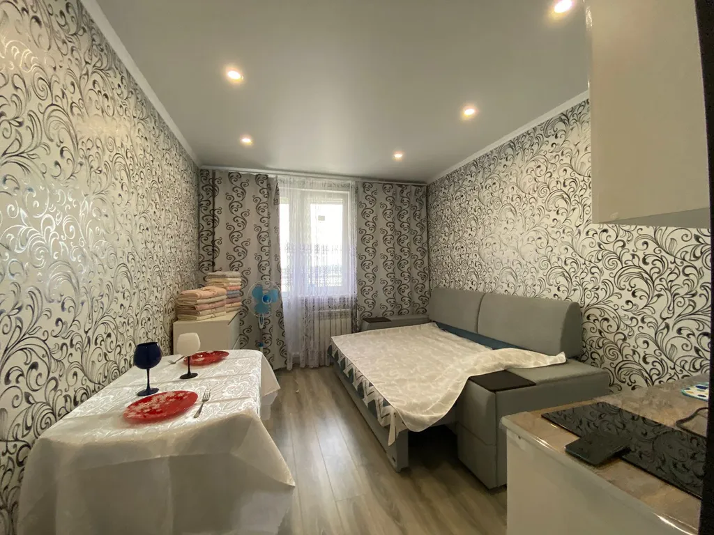 Студия с новым ремонтом