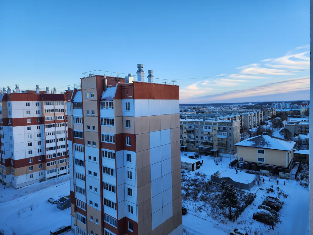 Уютная студия с видом на город рядом с вокзалом