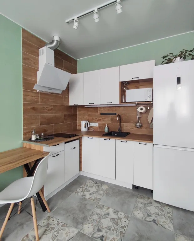 Стильная оливковая студия