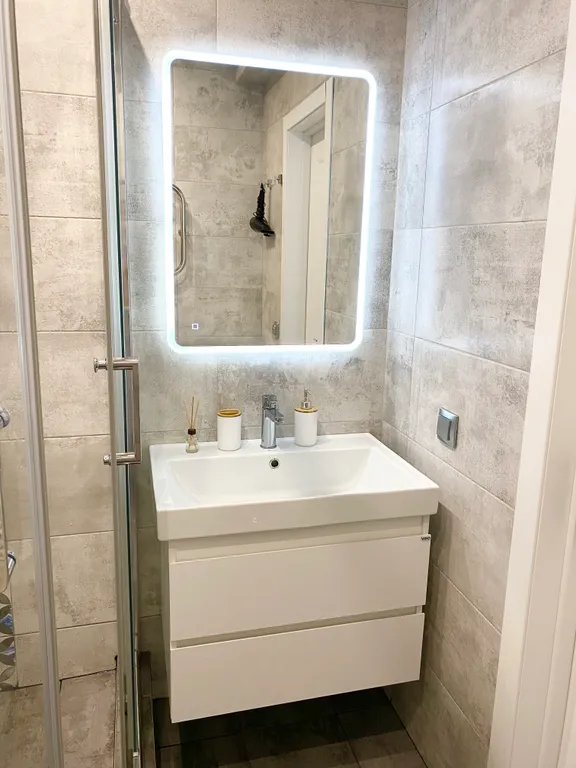 Студия с дизайнерским ремонтом рядом с морем в новом ЖК Летний