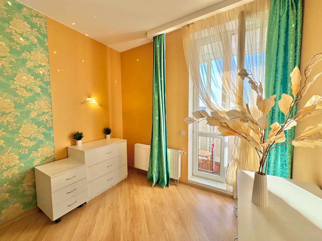 Евро 2-комнатная квартира с ярким интерьером