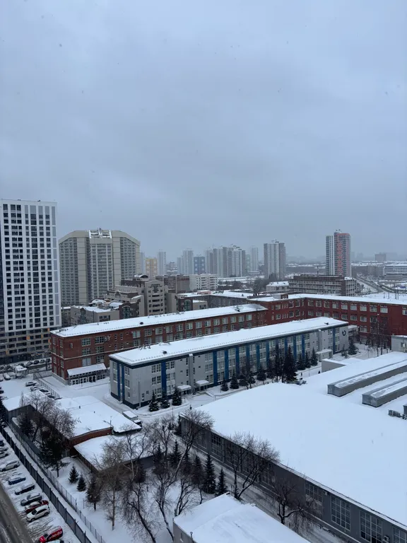 Квартира в новом доме с красивым видом на город