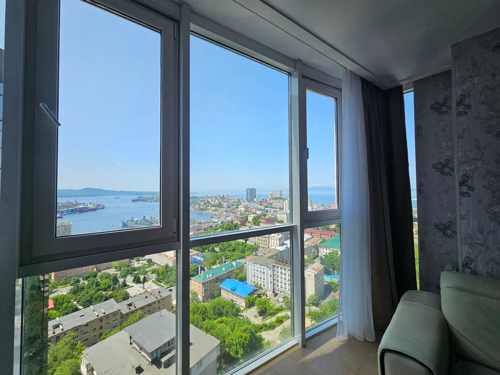 3-ком. в центре Владивостока с видом на море и город