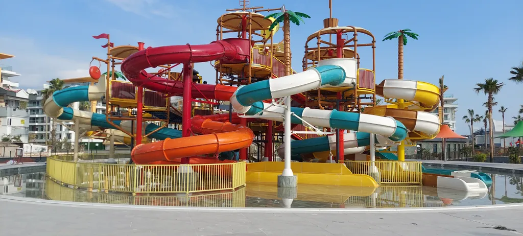 Квартира в Azura World c видом на бассейн и аквапарком