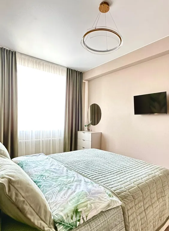 Двухкомнатные апартаменты в центре города с панорамным видом