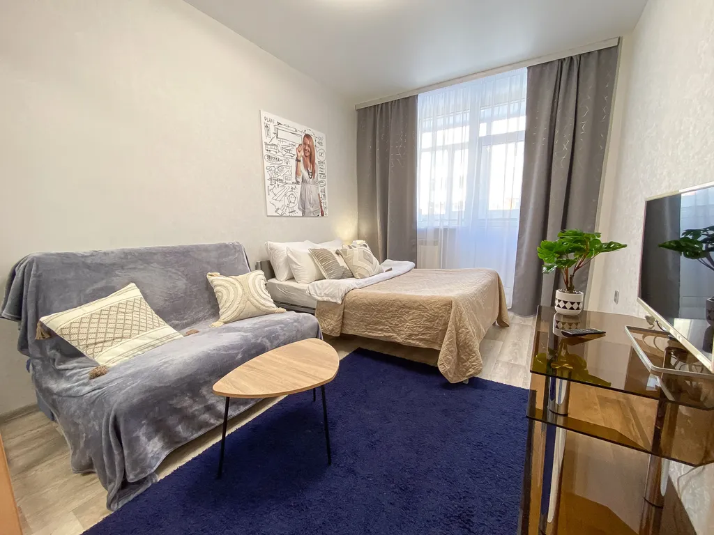 Светлая квартира с просторной лоджией