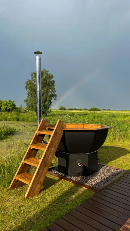 Гостевой дом Barn на реке, с банным чаном и катамараном