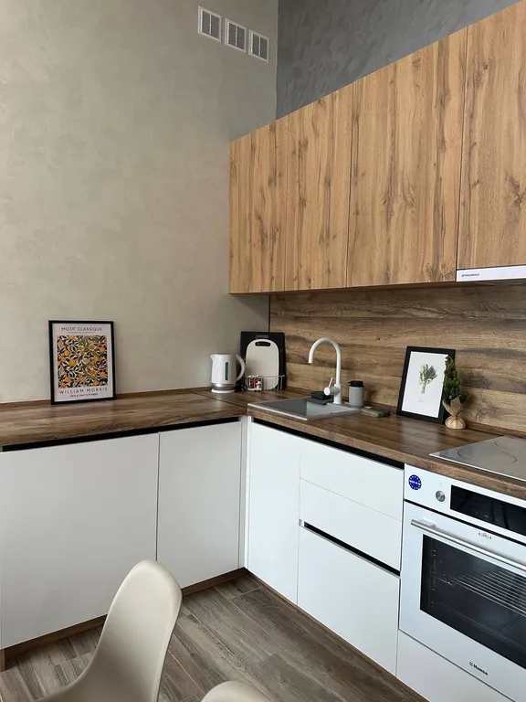 Уютный сканди коттедж с сауной