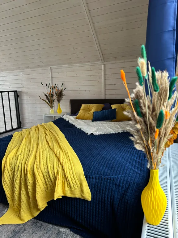 Красивый барнхаус с баней и банным чаном