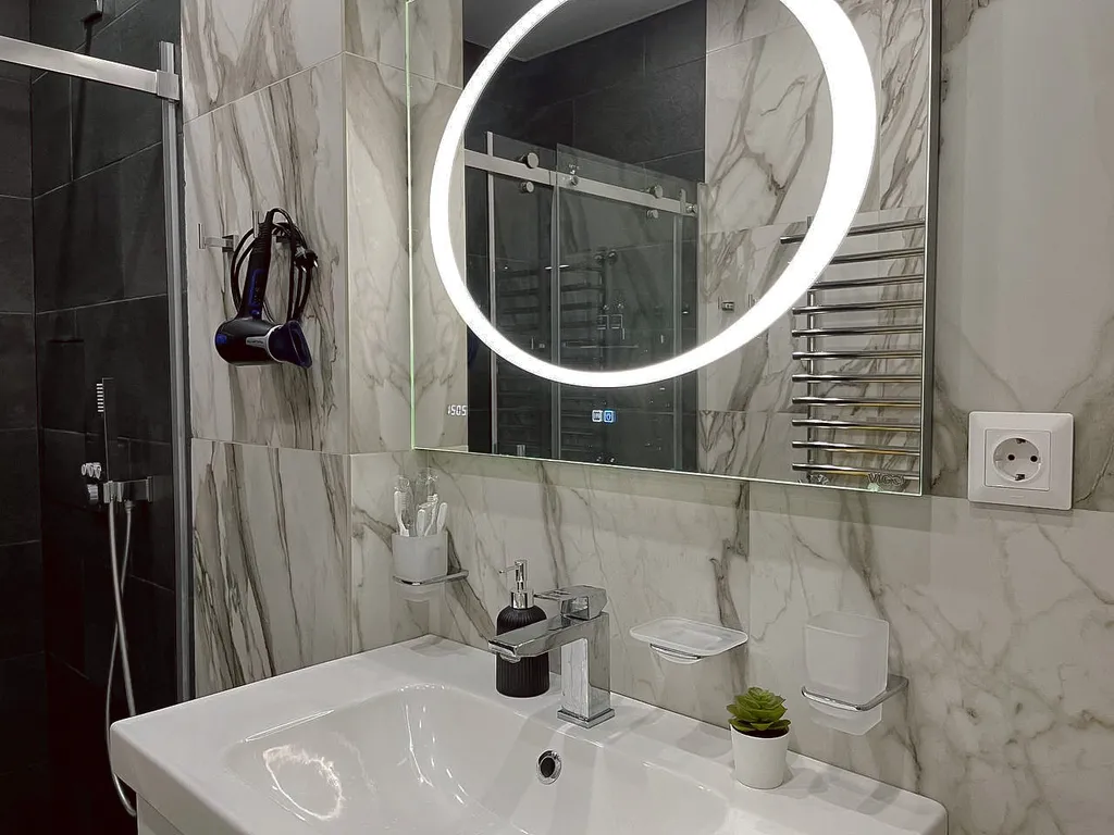 Дизайнерская квартира с евроремонтом в ЖК Сердце Каспия в самом центре