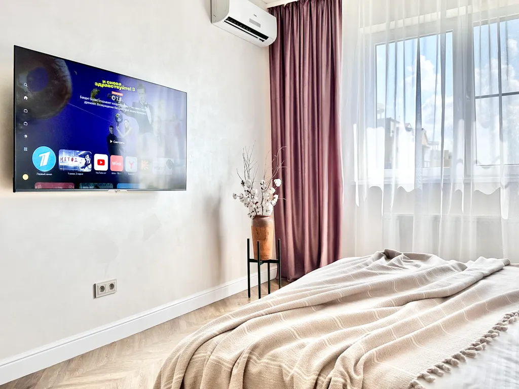 Шикарные апартаменты с прекрасным видом на реку Кубань