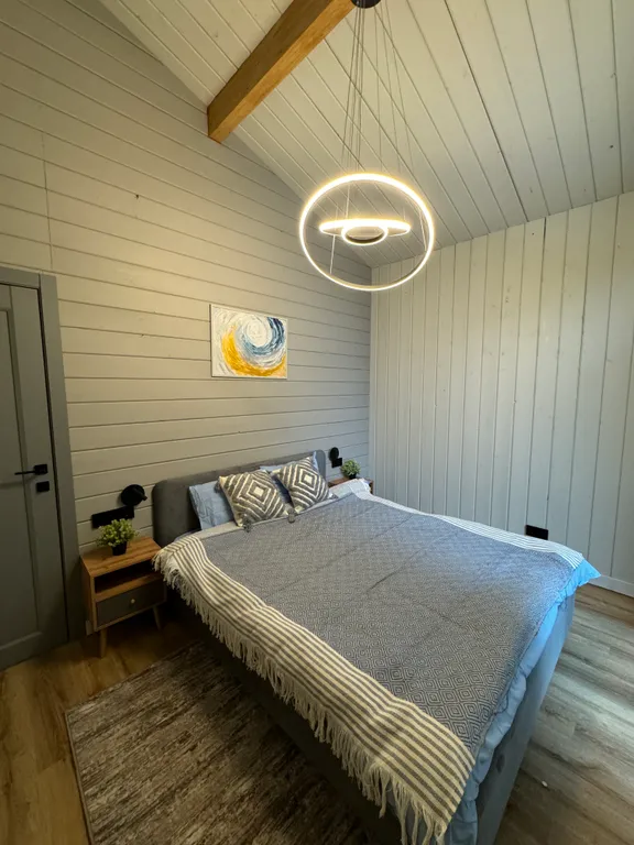 Коттедж Уютный коттедж с сауной и купелью — Бугры