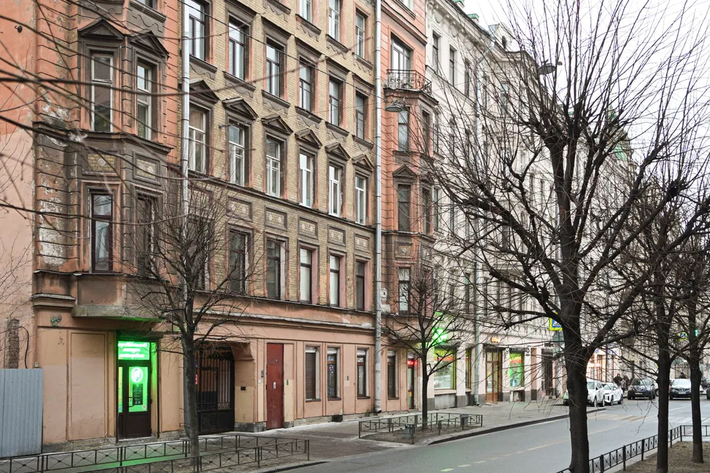 Квартира Квартира Студия для двоих с видом во двор у Московского вокзала — Санкт-Петербург
