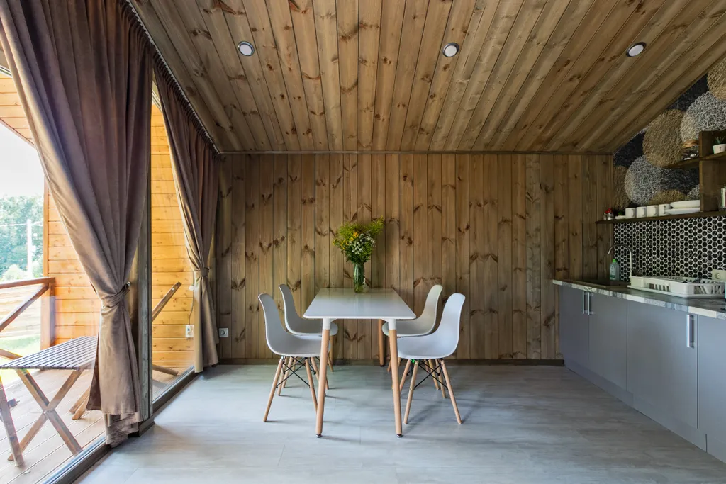 Барнхаус ВЕСНА с камином и баней