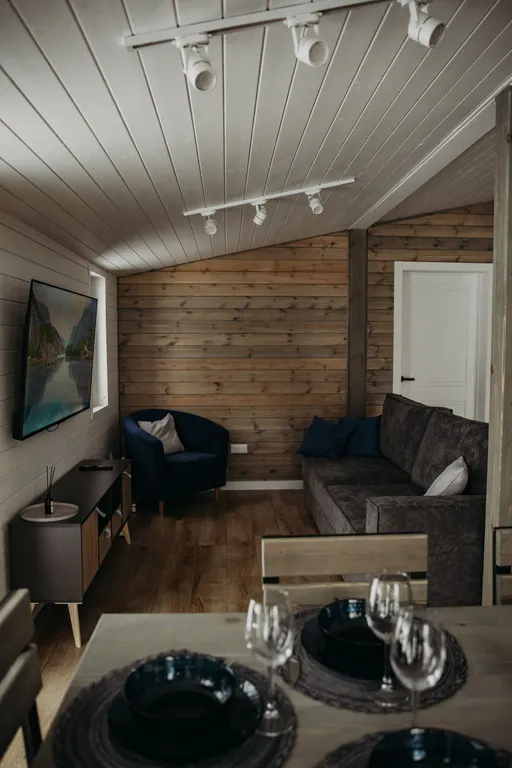 Стильный, уютный barn house