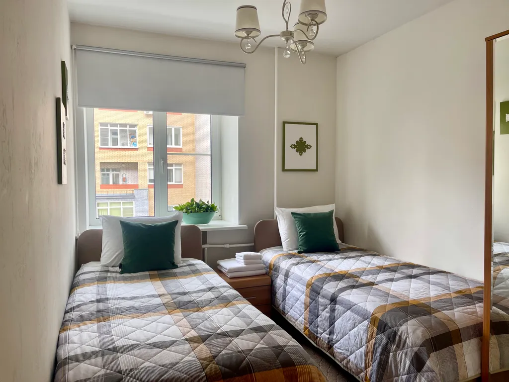 Просторная квартира с 4 изолированными комнатами в центре города