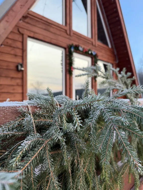 Загородный дом с баней и чаном