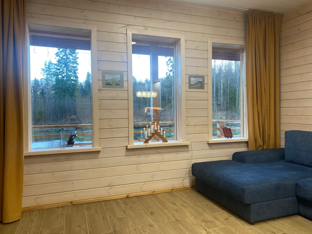 Коттедж Новый дом на Ладоге рядом с пляжем — Приозерск