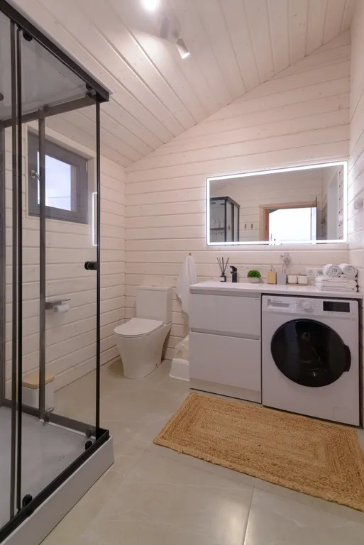 Шикарный дом с панорамной сауной и джакузи на террасе