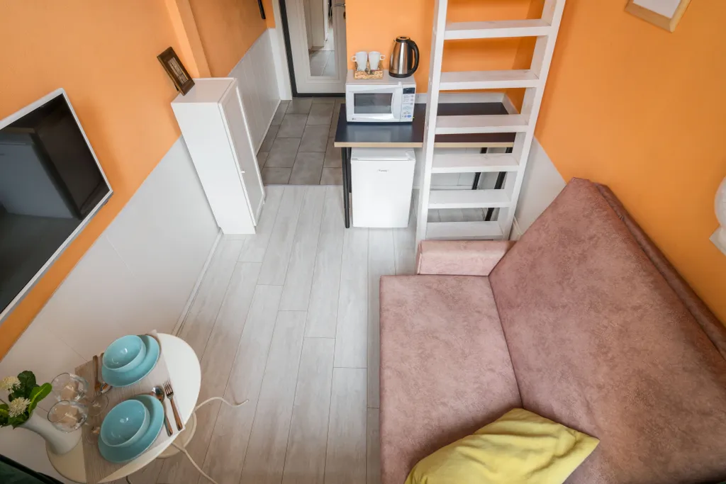 Квартира Квартира Компактная студия  New Horizon Есения в историческом центре Питера — Санкт-Петербург