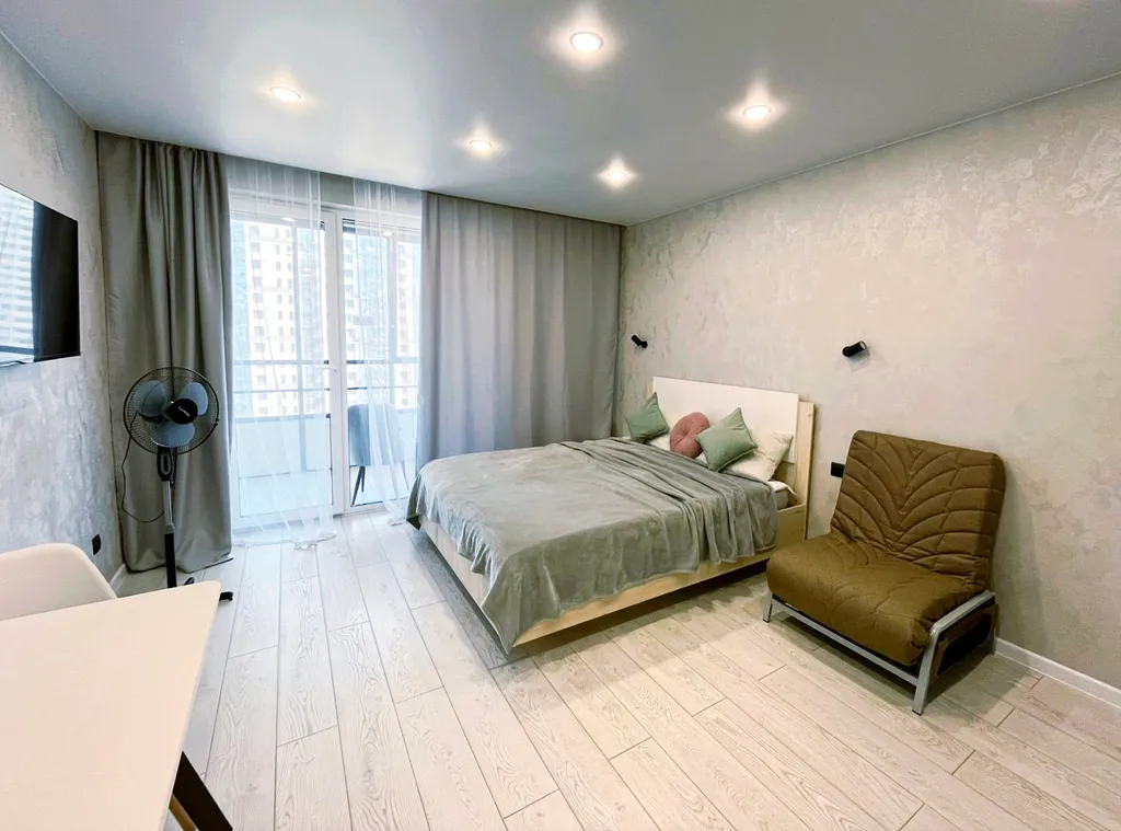 Квартира Квартира Уютная студия для вашего отдыха с парковочным местом — Шушары