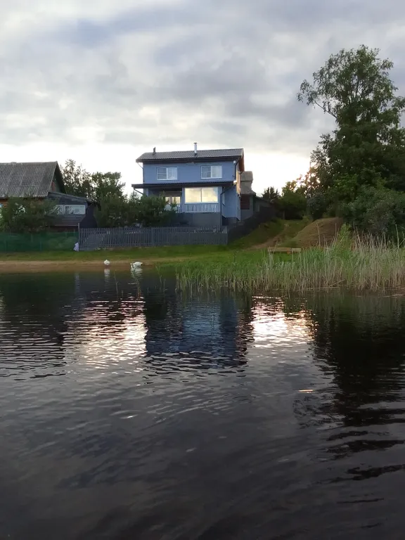 Уютный дом на 8 человек с видом на озеро