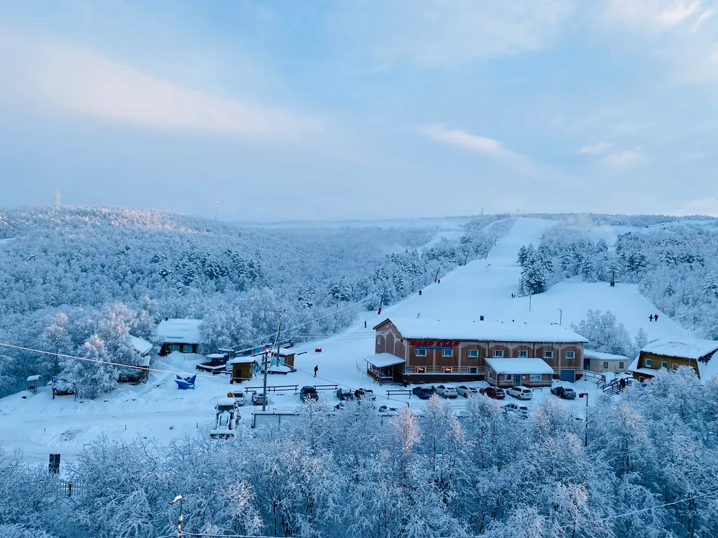 Квартира с панорамным видом на горнолыжный склон