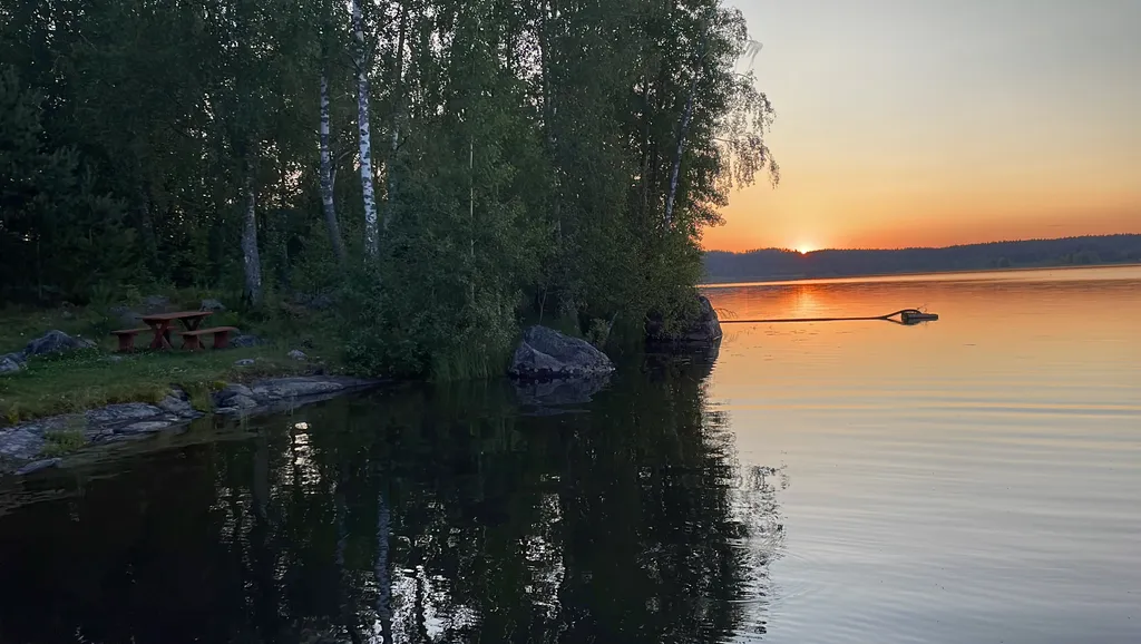 Коттедж Дом на берегу озера в Карелии — Куокканиэми