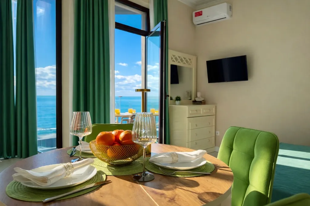 Квартира Квартира Люкс с видом на море и балконом — Лазаревское