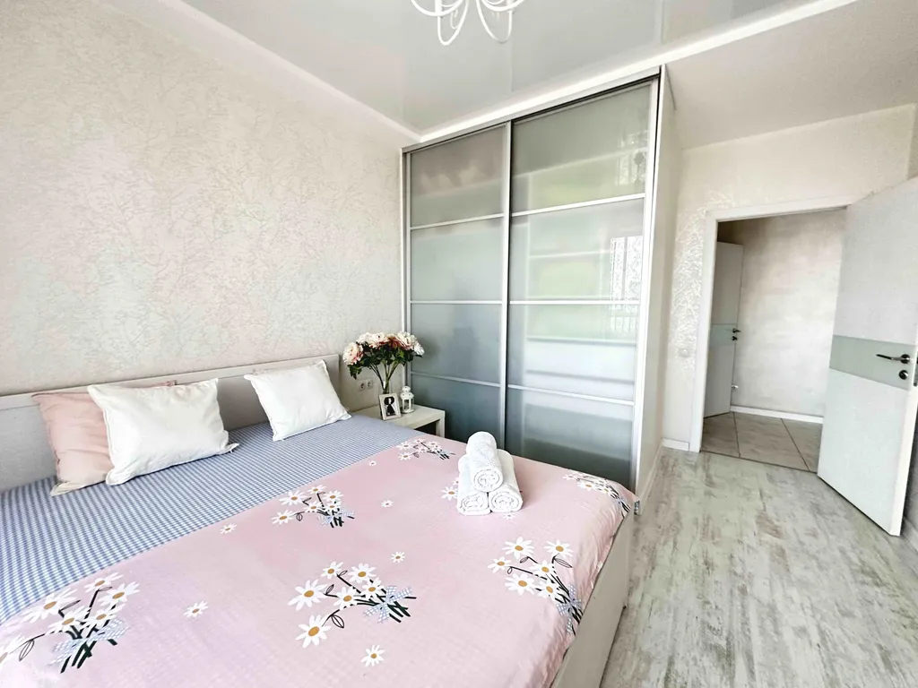 Двухкомнатная на Спортивной с Джакузи, шесть спальных мест