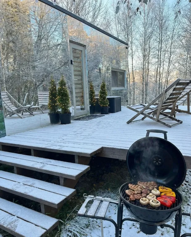 Коттедж Зеркальный дом с чаном — Кашира