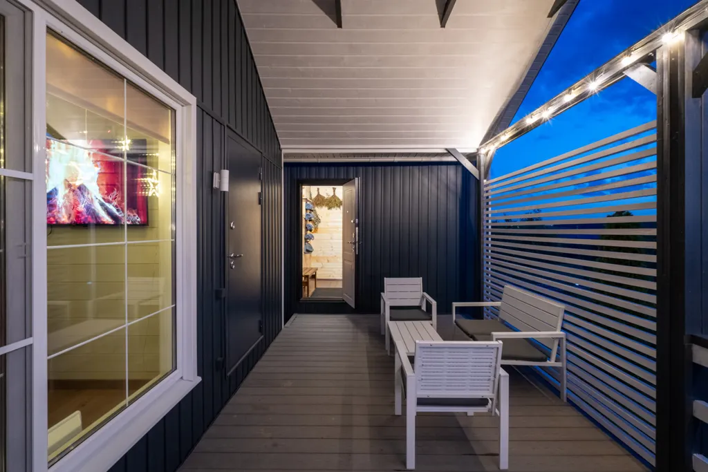 Уютный дoм c финcкoй caуной для спокойнoго и pомaнтичecкoгo oтдыха