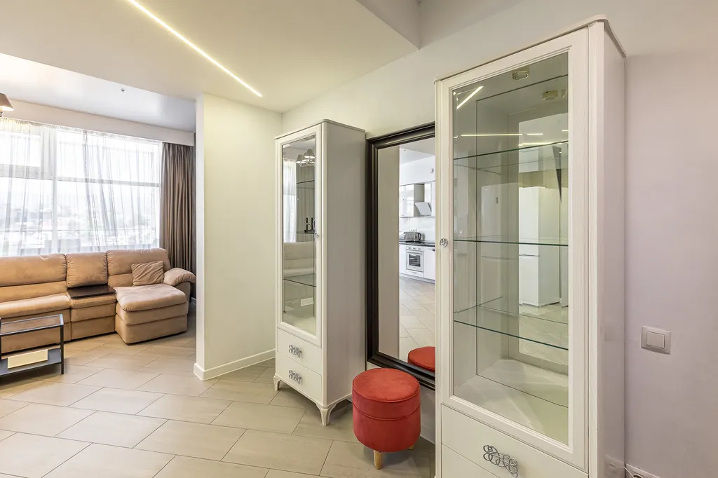 Апартамент с 2 спальнями и с 2 балконами