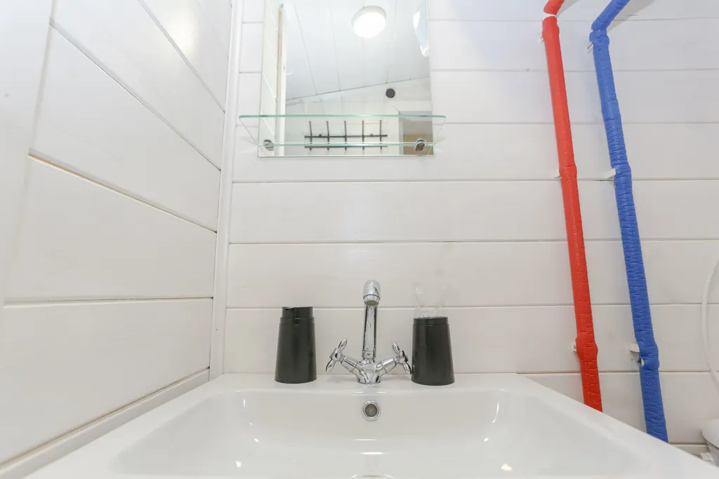 Скандинавский уютный домик с баней Око в черте города