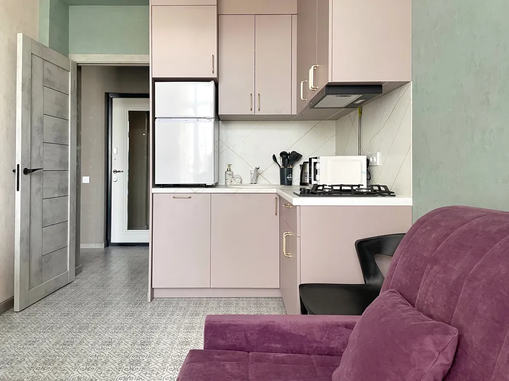 Сирень с видом на центр Пятигорска