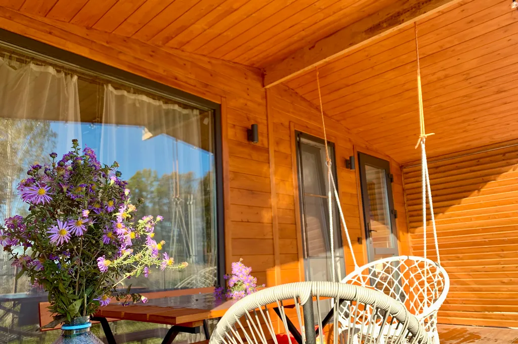 Семейная дача с сауной и камином