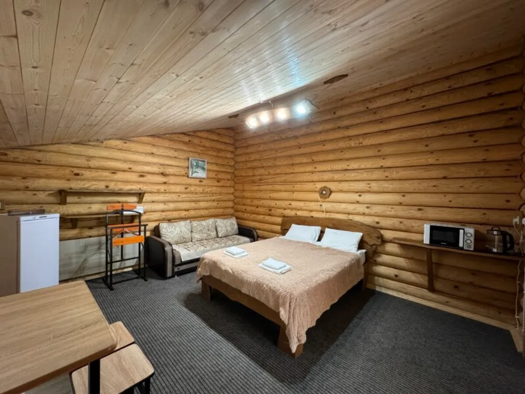 Коттедж Коттедж Шале-студия с двуспальной кроватью и раскладным диваном — Архыз